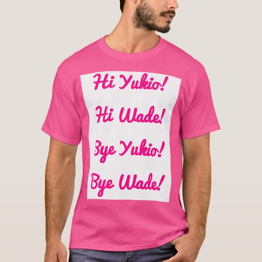 Hi Yukio T-Shirt (Vorderseite)