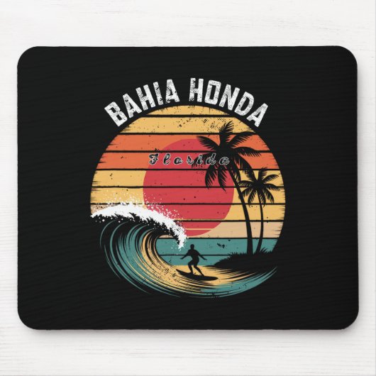 Hia Honda State Park Florida Strand Surfen Mousepad (Vorne)