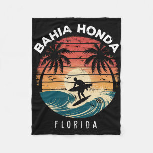 Hia Honda State Park Florida Surfbrett Wellen Stra Fleecedecke