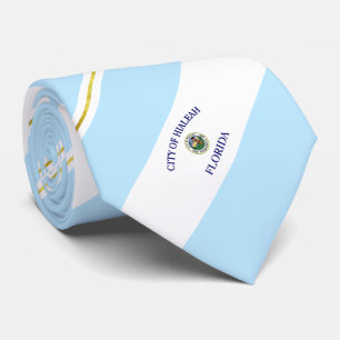 Hialeah (Florida) Stadtflagge Neck Tie Krawatte