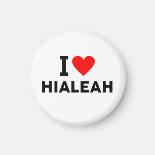 Hialeah Vereinigte Staaten amerika USA Liebe Stadt Magnet