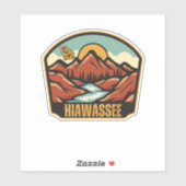 Hiawassee, Georgien Aufkleber (Blatt)