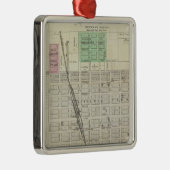 Hiawatha, Everest, Morrill und Baker, Kansas Silbernes Ornament (Rechts)