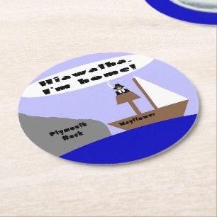 Hiawatha, ich bin zurück runder pappuntersetzer