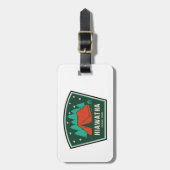 Hiawatha National Forest Camping Gepäckanhänger (Vorderseite vertikal)