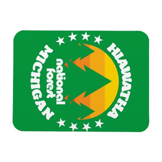 Hiawatha National Forest Magnet (Horizontal)