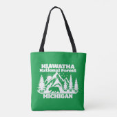 Hiawatha National Forest Michigan Tasche (Rückseite)