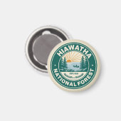 Hiawatha Nationalforst Magnet (Vorderseite/Rückseite)