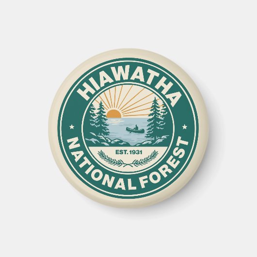 Hiawatha Nationalforst Magnet (Vorne)