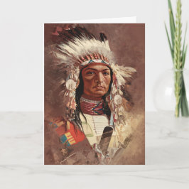 Hiawatha Native Amerikanische Ureinwohner Chief Po Karte