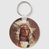 Hiawatha Native Amerikanische Ureinwohner Chief Po Schlüsselanhänger (Rückseite)