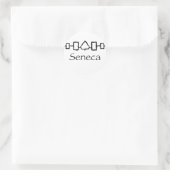 Hiawatha-Seneca02 Runder Aufkleber (Tasche)
