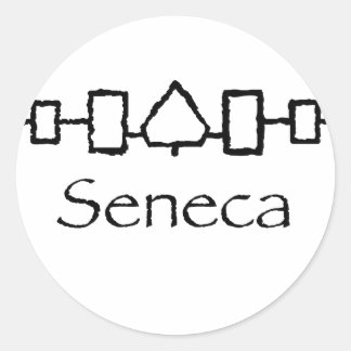 Hiawatha-Seneca02 Runder Aufkleber