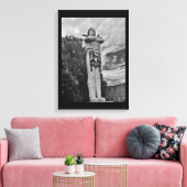 Hiawatha Statue Leinwanddruck (Insitu (Wohnzimmer))