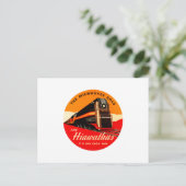 Hiawathas Zug Postkarte (Stehend Vorderseite)