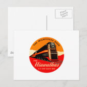 Hiawathas Zug Postkarte (Vorne/Hinten)