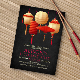 Hibachi Birthday Dinner Einladung