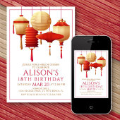 Hibachi Birthday Dinner Einladung