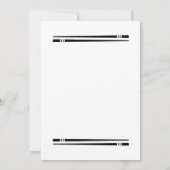 Hibachi Birthday Einladung (Rückseite)