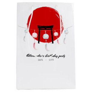 Hibachi Birthday Party Wind Chimes Furin Japanisch Mittlere Geschenktüte