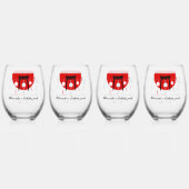 Hibachi Birthday Party Wind Chimes Furin Japanisch Weinglas Ohne Stiel (Hinten)