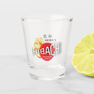 Hibachi-Chef-Japanisches-BBQ-Sushi-Drache-Geburtst Schnapsglas