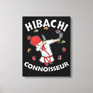 Hibachi Connoisseur Hibachi Grill Gift Hibachi Leinwanddruck