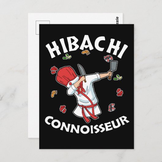 Hibachi Connoisseur Hibachi Grill Gift Hibachi Postkarte (Vorne/Hinten)