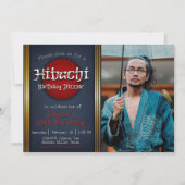 Hibachi Geburtstagsessen mit Bild Einladung (Vorderseite)