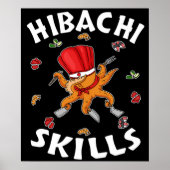 Hibachi Gifts Hibachi Connoisseur Hibachi Koch Poster (Vorne)