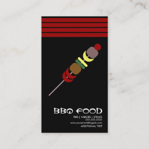 Hibachi GRILLEN Barbecue Food Truck Logo Business Visitenkarte