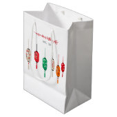 Hibachi Japanese Lanterns Koch Birthday Party Mittlere Geschenktüte (Vorderseite Schrägansicht)