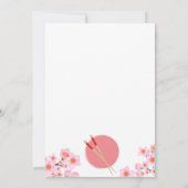 Hibachi Japanisches Dinner Geburtstagsparty Dankeskarte (Rückseite)