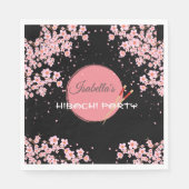 Hibachi Japanisches Dinner Geburtstagsparty Serviette (Vorderseite)