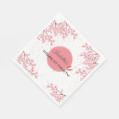 Hibachi Japanisches Dinner Geburtstagsparty Serviette (Ecke)