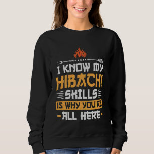 Hibachi-Koch BBQ-Grillmeister Sweatshirt