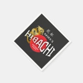 Hibachi Koch japanische GRILLEN Sushi Dragon Birth Serviette (Ecke)