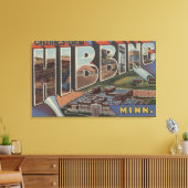 Hibbing, Minnesota - Große Buchstabenszenen Leinwanddruck (Insitu (Wohnzimmer))