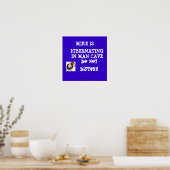 Hibernating Man Cave1 Poster (Küche)