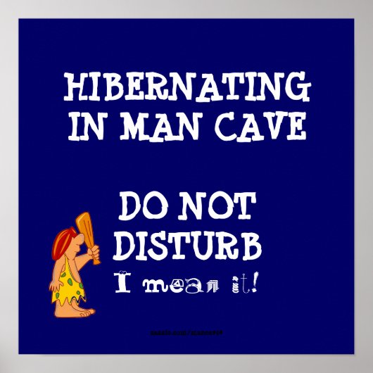 Hibernating Man Cave2 Poster (Vorne)