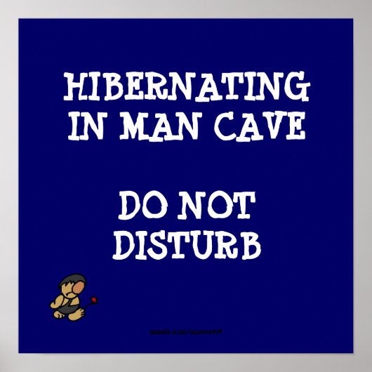 Hibernating Man Höhle Poster (Vorne)