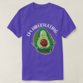 Hibernation I'm Hibernating Funny Avocado Yoga Rel T-Shirt (Design vorne)
