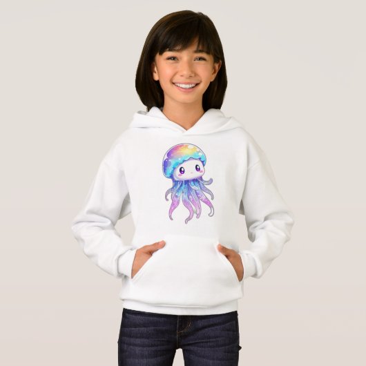 Hibi Style Moon Jellyfish hoodie (Vorne ganz)