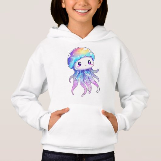 Hibi Style Moon Jellyfish hoodie (Vorderseite)