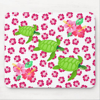 hibiscus-3 Seaturtles-1 Mousepad