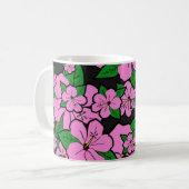 Hibiscus-Blüten #4 Kaffeetasse (Vorderseite Links)