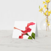 Hibiscus Card Karte (Gelbe Blume)