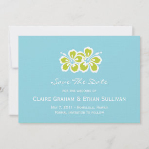 Hibiscus Delight Save-The-Date-Ankündigung Save The Date