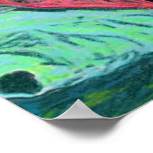 Hibiscus Flower Custom Art Poster (Ecke)