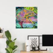 Hibiscus Flower Custom Art Poster (Heimbüro)